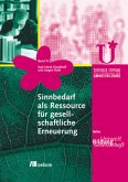 Sinnbedarf als Ressource gesellschaftlicher Erneuerung