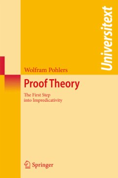 Proof Theory - Pohlers, Wolfram
