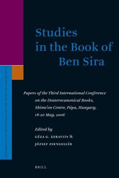 Studies in the Book of Ben Sira