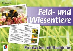 Feld- und Wiesentiere - Fotokarten mit Sachinfos - Jung, Heike