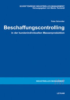 Beschaffungscontrolling - Schentler, Peter