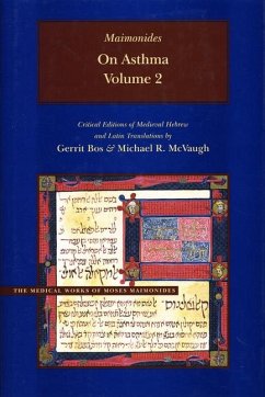 On Asthma, Volume 2: Critical Editions of Hebrew and Latin Translations - Maimonides, Moses