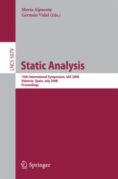 Static Analysis - Alpuente, María / Vidal, Germán (eds.)