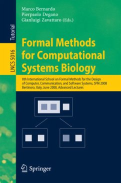 Formal Methods for Computational Systems Biology - Bernardo, Marco / Degano, Pierpaolo / Zavattaro, Gianluigi (eds.)