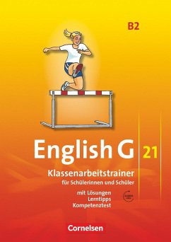 English G 21. Ausgabe B 2. Klassenarbeitstrainer mit Lösungen und Audios Online - Schweitzer, Bärbel