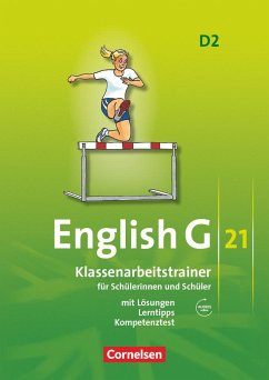 English G 21. Ausgabe D 2. Klassenarbeitstrainer mit Lösungen und Audios online - Schweitzer, Bärbel