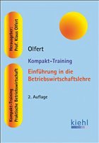 Kompakt-Training Einführung in die Betriebswirtschaftslehre - Olfert, Klaus