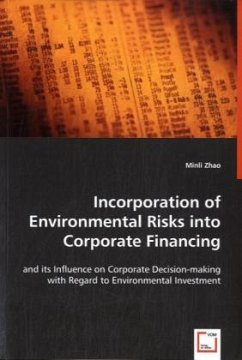 Cover Incorporation of Environmental Risks into Corporate Financing