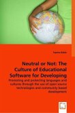 Neutral or Not: The Culture of Educational Software for Developing Nations