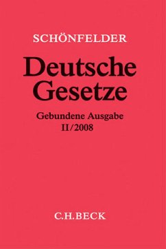 Cover Deutsche Gesetze Gebundene Ausgabe II/2008