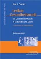 Lexikon Gesundheitsmarkt Studienausgabe - Preusker, Uwe K. (Hrsg.)