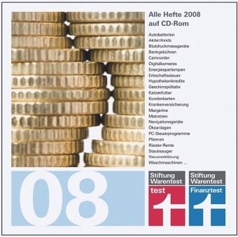 Test und Finanztest alle Hefte 2008, 1 CD-ROM Test und Finanztest alle Hefte 2008, 1 CD-ROM
