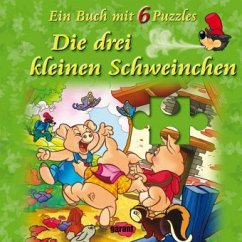 Cover Die drei kleinen Schweinchen, Puzzle-Buch (Rahmenpuzzle)