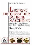 Lexikon historischer Schreibmaschinen - Band 2 (O-Z) - Dingwerth, Leonhard