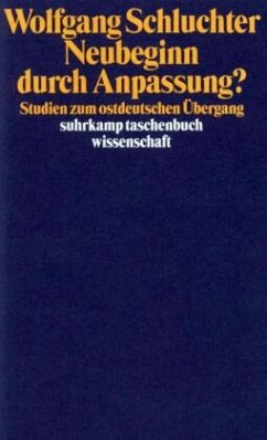 Neubeginn durch Anpassung? - Schluchter, Wolfgang