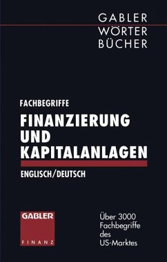 Cover Fachbegriffe, Finanzierung und Kapitalanlagen
