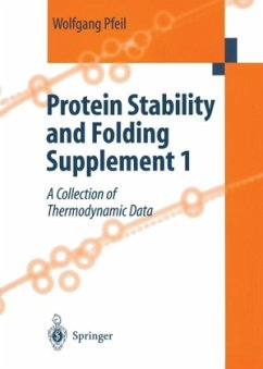 Protein Stability and Folding. Supplement 1 - Pfeil, Wolfgang