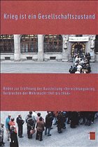 Cover Krieg ist ein Gesellschaftszustand