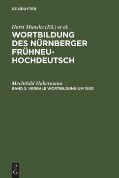 Verbale Wortbildung um 1500 - Habermann, Mechthild