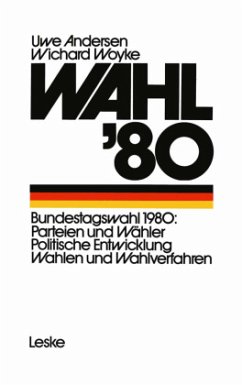 Wahl ¿80 - Andersen, Uwe; Woyke, Wichard