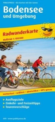 PublicPress Radwanderkarte Bodensee und Umgebung