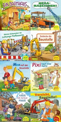 Cover Pixi-8er-Set 311: Pixi auf der Baustelle (8x1 Exemplar)