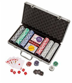 Philos 3757 - Pokerkoffer 300 Pokerchips in Aluminiumkoffer
