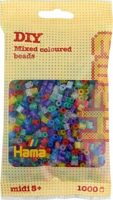 Hama 207-54 - Perlen glitzernd, 1000 Stück