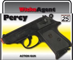 25er Agentenrevolver Percy ca. 15,8 cm, Box