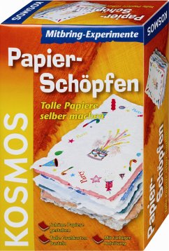 Kosmos 65906 - Mitbring-Experimente: Papierschöpfen