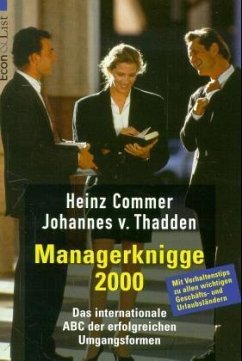 Managerknigge 2000 - Commer, Heinz; Thadden, Johannes von