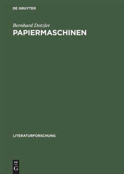Papiermaschinen - Dotzler, Bernhard J.