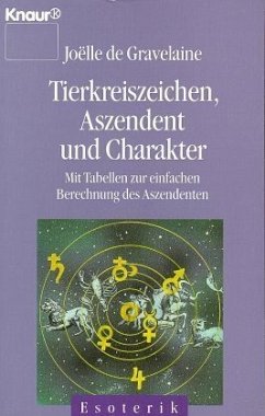 Cover Tierkreiszeichen, Aszendent und Charakter