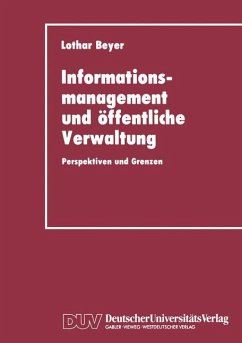 Informationsmanagement und öffentliche Verwaltung - Beyer, Lothar