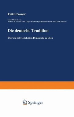 Die deutsche Tradition - Croner, Fritz