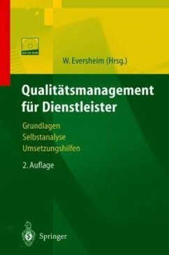 Qualitätsmanagement für Dienstleister, m. CD-ROM - Eversheim, Walter