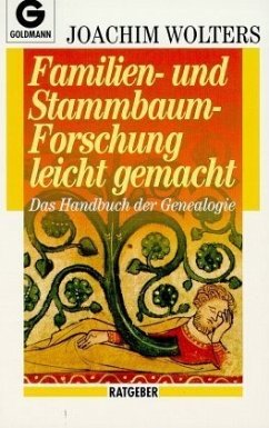 Cover Familienforschung und Stammbaumforschung leicht gemacht