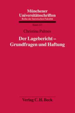 Der Lagebericht - Grundfragen und Haftung - Palmes, Christina