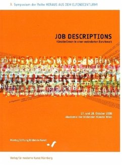 Cover JOB DESCRIPTIONS. KünstlerInnen in einer veränderten Berufswelt, m. CD-ROM