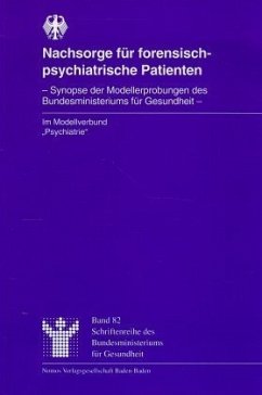 Cover Nachsorge für forensisch-psychiatrische Patienten