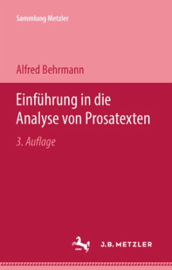 Cover Einführung in die Analyse von Prosatexten; .