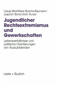 Jugendlicher Rechtsextremismus und Gewerkschaften - Birsl, Ursula; Kurzer, Ulrich; Bons, Joachim; Busche-Baumann, Maria