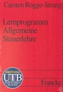 Cover Lernprogramm Allgemeine Steuerlehre, 1 CD-ROM