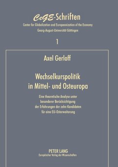 Cover Wechselkurspolitik in Mittel- und Osteuropa