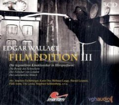 Edgar Wallace Filmedition, 3 Audio-CDs - Wallace, Edgar