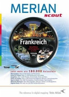 Frankreich, TravelPilot, 1 CD-ROM / Merian scout, CD-ROMs