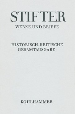 Schriften zu Literatur und Theater / Werke und Briefe 8,1 - Stifter, Adalbert