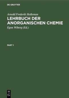 Lehrbuch der anorganischen Chemie - Holleman, Arnold Frederik