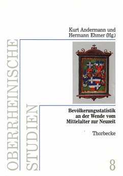 Bevölkerungsstatistik an der Wende vom Mittelalter zur Neuzeit - Andermann, Kurt / Ehmer, Hermann (Hgg.)