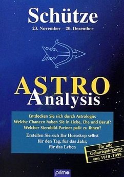 Cover Schütze / Astro-Analysis